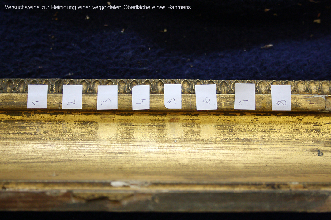 Versuchsreihe auf Gold